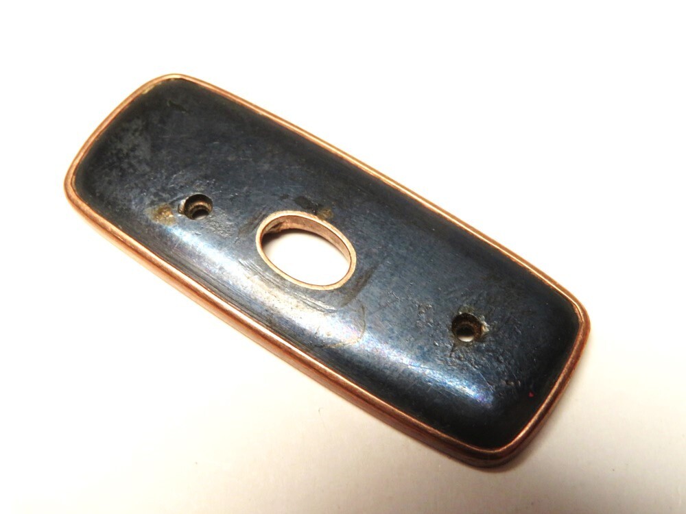 【8592】明治期 堤物 煙草道具 赤銅 裏座(初品・買取品)拍卖