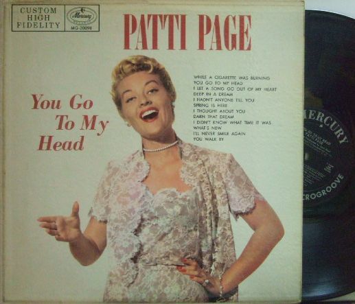3枚で送料無料【米Mercury mono】Patti Page/You Go To My Head 拍卖