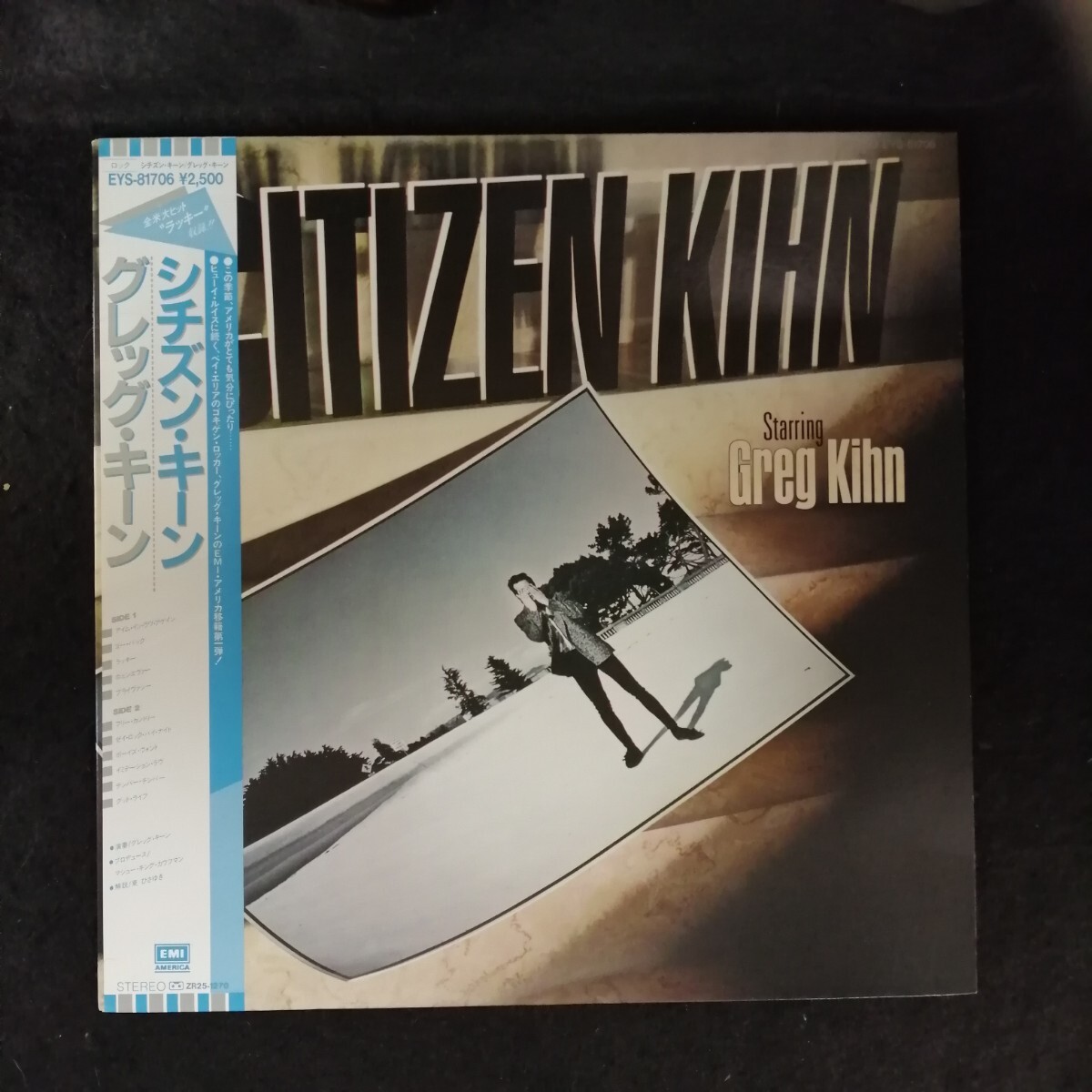 D09 中古LP 中古レコード グレッグキーン シチズンキーン 帯付国内盤 見本盤 EYS-81706 GREG KIHN citizen kihn拍卖