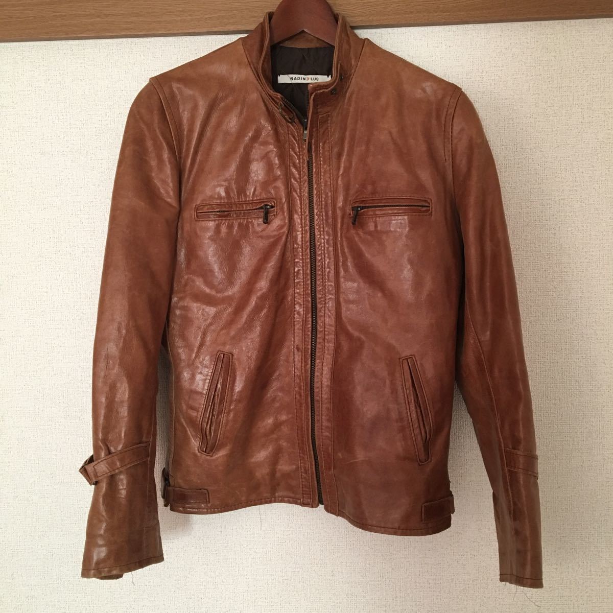 NADINE レザージャケット イタリア製拍卖