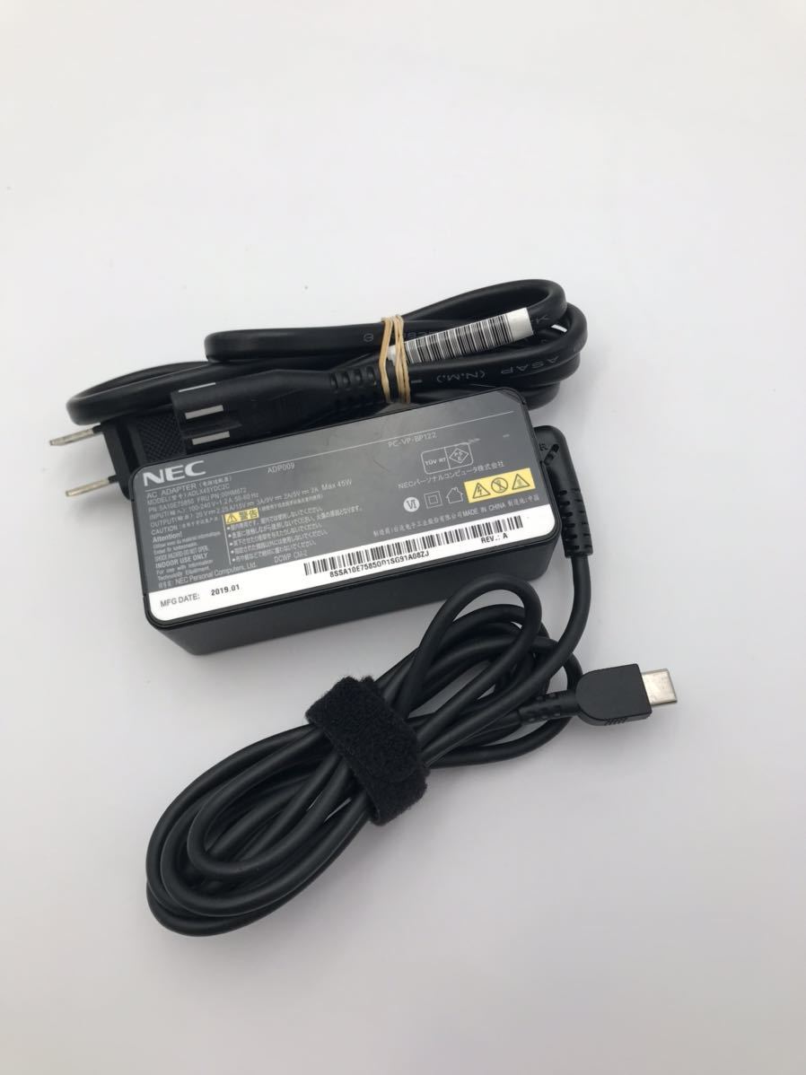 NEC 20V 2.25A ACアダプター 電源 NEC PC-VP-BP122 ADP009 ADLX45YDC2C 20V 2.25A 45W 対応用 拍卖