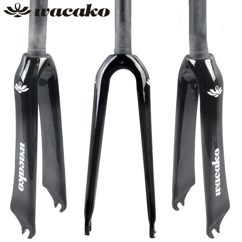 wacako小径車フォーク 折りたたみ自転車フォーク カーボンフォーク 14 16 18 20 22インチ ロードバイクフォーク フロントフォーク wqx04拍卖