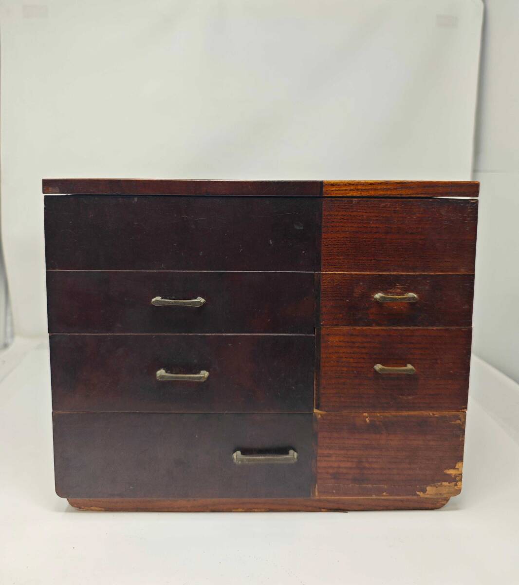 時代木製小引き出し収納箱 和風レトロインテリア骨董品家具拍卖