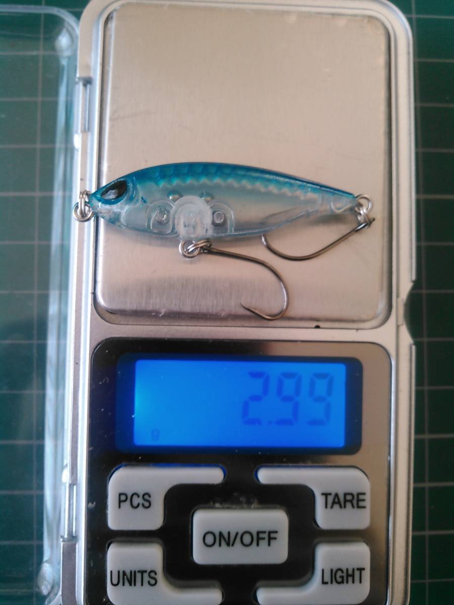 小型ペンシルベイト ブルーバック2 45mm 3g 検)トラウト チヌ メバル ベビーペンシル ブラックバス ギルラ ブルーギル クラッピー 野池拍卖