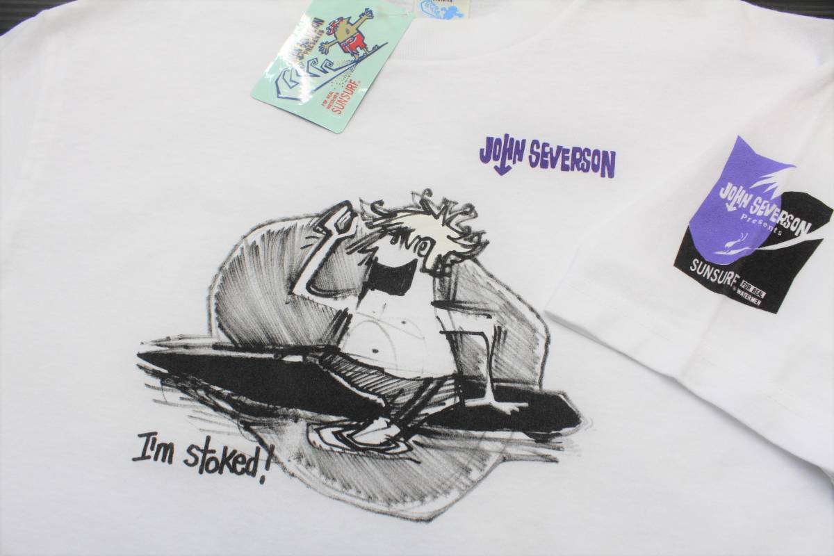 YTS12東洋Mジョンセバーソン 波待ち 半袖TシャツUSA製SUN SURFサンサーフJohn Severson拍卖