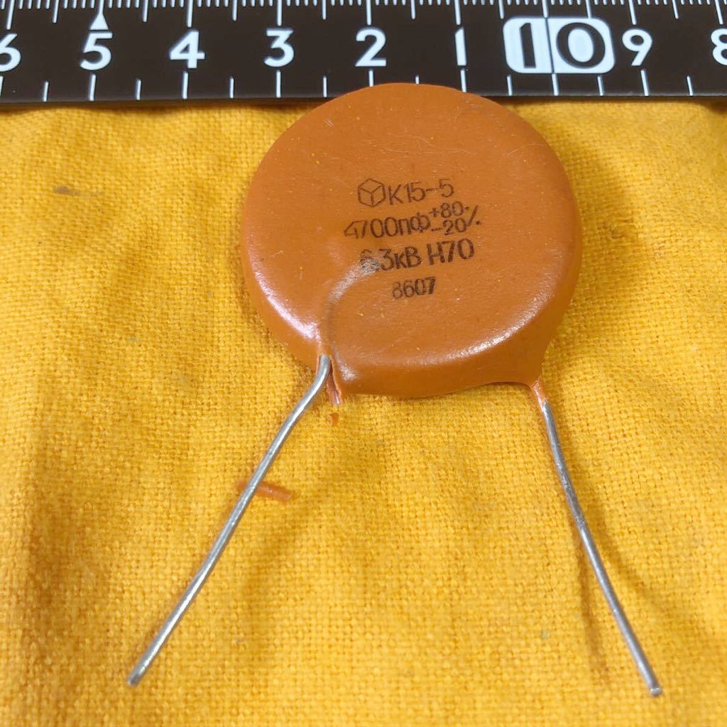 高圧セラミック コンデンサー 4700pf/6.3kv拍卖