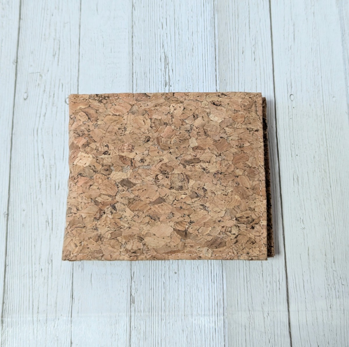 メンズ 二つ折り財布 コルク財布 無地 コルク 財布拍卖