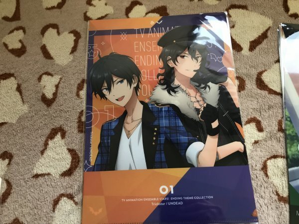127クリアファイル あんさんぶるスターズ! 』 EDテーマ集 CD特典 01 Trickstar 氷鷹 北斗 UNDEAD 朔間 零拍卖