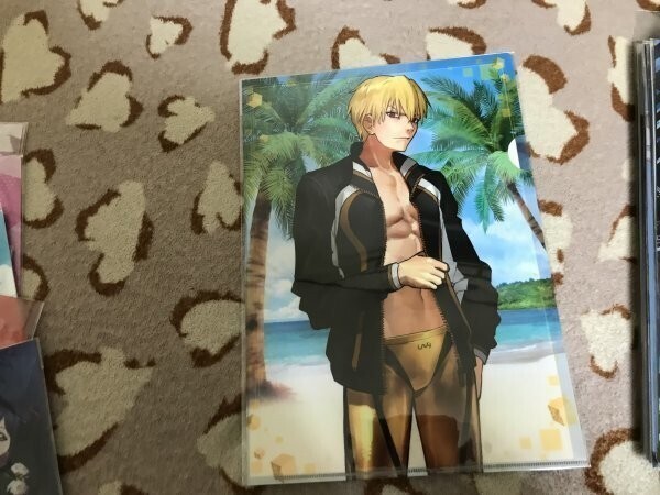 113クリアファイル FGO Fate/EXTELLA ムービック ギルガメッシュ  水着柄 ワダアルコ拍卖