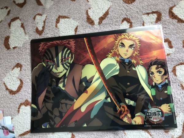 130クリアファイル 鬼滅の刃 ufotable 無限列車編  原画 煉獄 炭治郎 猗窩座拍卖