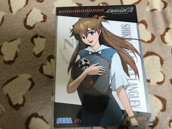 121クリアファイル エヴァンゲリオン  SEGA セガ キャンペーン特典 アスカ 拍卖