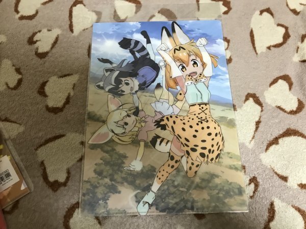 121クリアファイル けものフレンズ ムービック サーバル フェネック アライさん拍卖