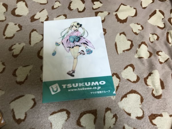 121クリアファイル TSUKUMO ヤマダ電機 つくもたん 浴衣 水風船拍卖