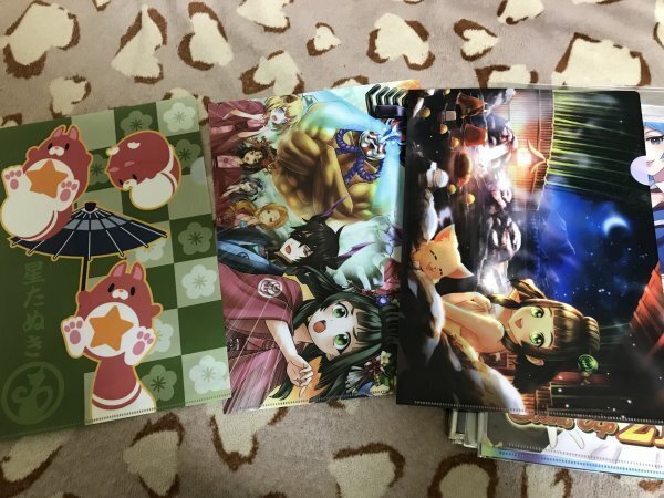 124クリアファイル 白猫プロジェクト 白猫温泉物語 3枚セット拍卖