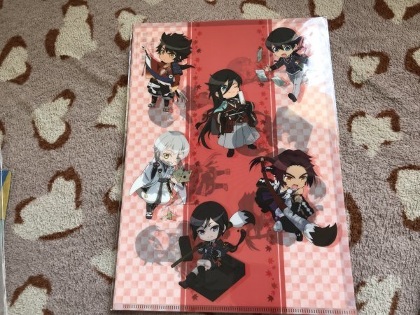 128クリアファイル 活撃 刀剣乱舞 AGF2018 第二部隊 和泉守兼定、陸奥守吉行、堀川国広、薬研藤四郎、蜻蛉切拍卖