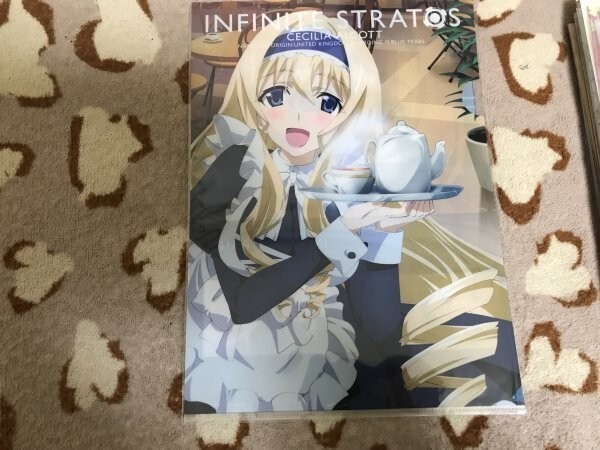112クリアファイル インフィニット・ストラトス IS 一番くじ セシリア メイド拍卖