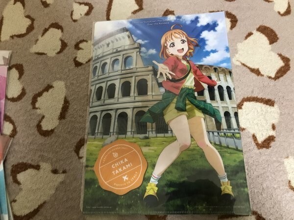 113クリアファイル 劇場版 ラブライブ!サンシャイン!! Over The Rainbow 前売り特典 千歌拍卖