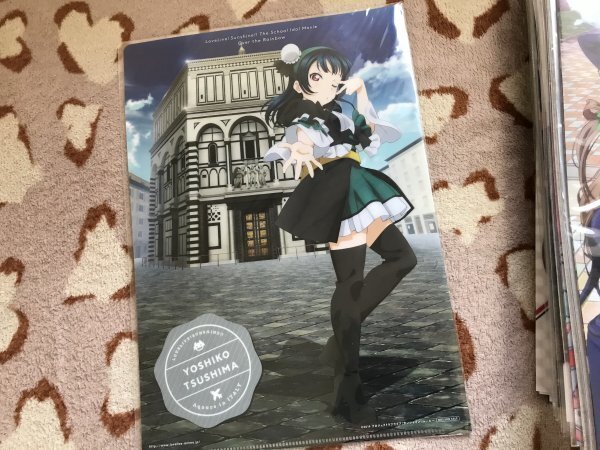 127クリアファイル 劇場版 ラブライブ!サンシャイン!! Over the Rainbow 前売り特典 津島善子拍卖