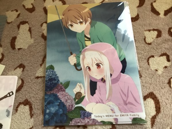 127クリアファイル FGO Fate Grand Order 衛宮さんちの今日のごはん 3ポケット イリヤ 藤村大河拍卖