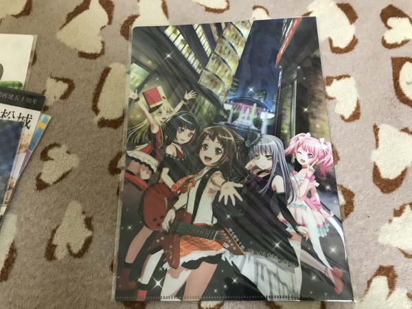 131クリアファイル バンドリ! BanG Dream! FILM LIVE 前売り特典  戸山香澄 湊友希那 丸山彩 弦巻こころ 美竹蘭拍卖
