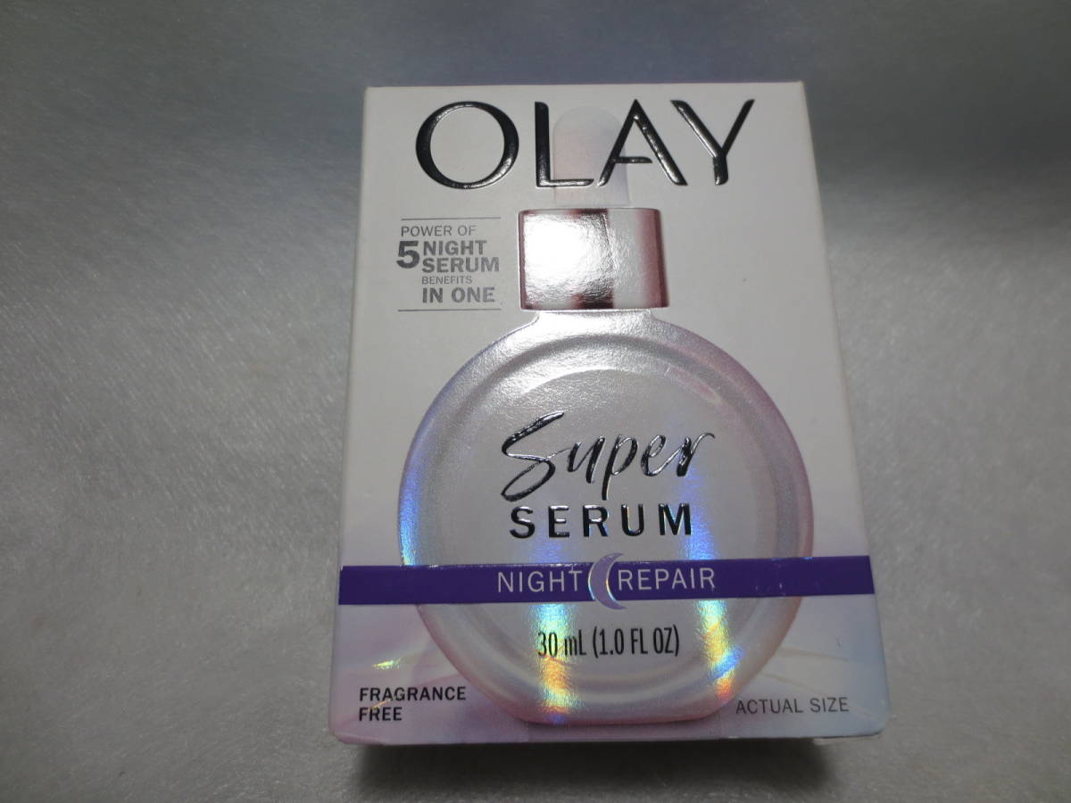 新品 OLAY オレイ ナイトリペアスーパーセラム 5-in-1 アンチエイジングフェイスセラム 30ml 美容液 NIGHT Super SERUM BENEFITS IN ONE拍卖