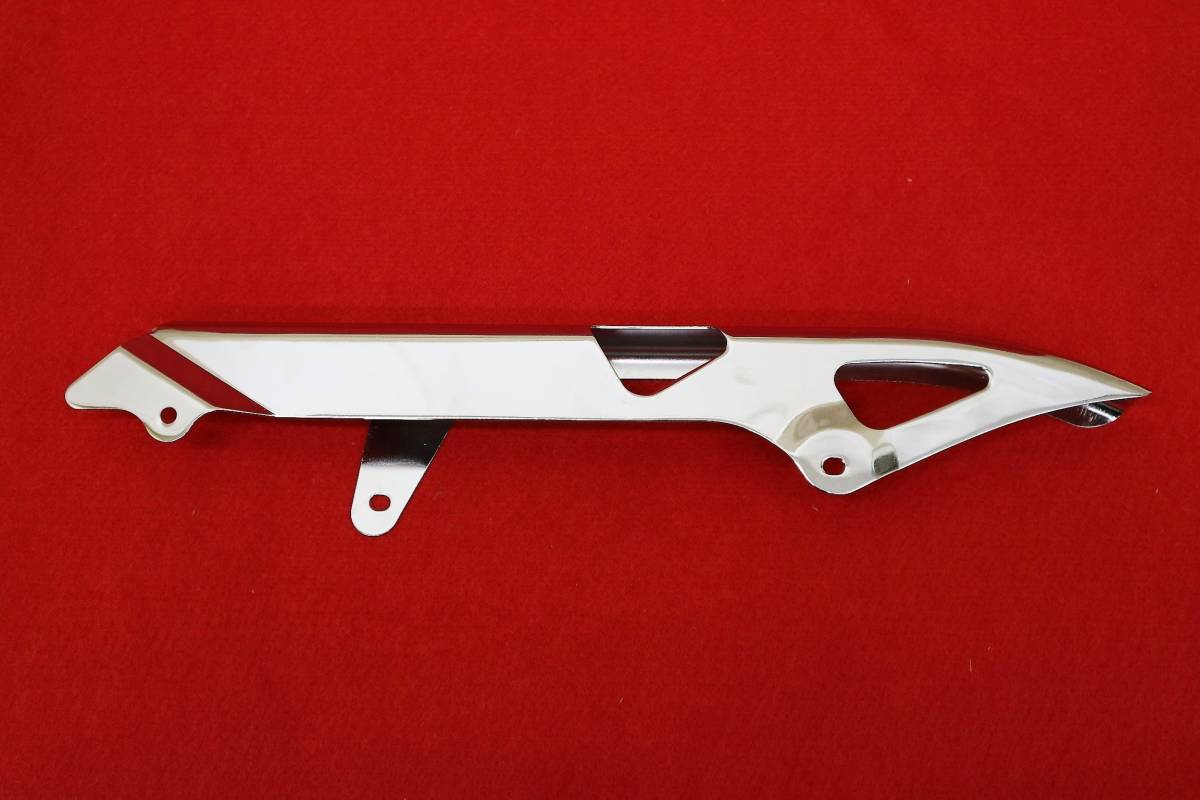 送料込 ゼファー400 ノーマル チェーンケース/メッキ チェーンカバーZR400C外装 交換 純正 車検 対応 レストア カスタム ハリケーン拍卖