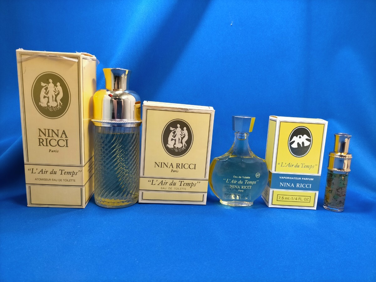 NINA RICCI L'Air du Temps. 108g 50cc 7.5ml 3点セット・拍卖