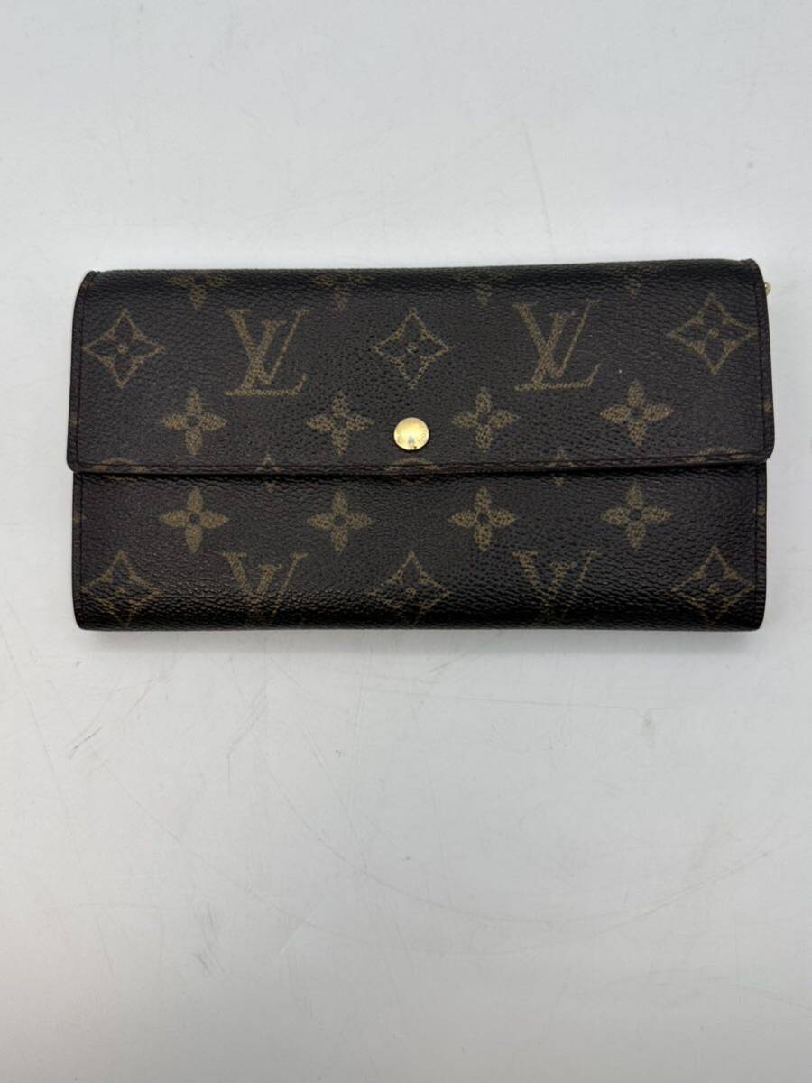 Y09072 LOUIS VUITTON モノグラム ポルトフォイユ サラ レディース 長財布 拍卖