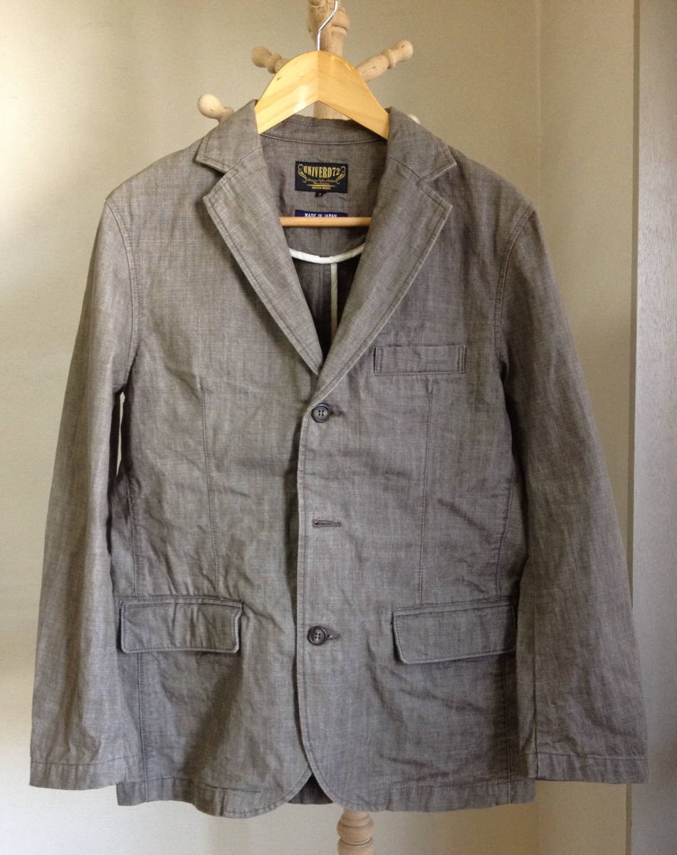 ユニバード72 univerd72 ヒューストン テーラード ダンガリー ジャケット 美品 M-L拍卖