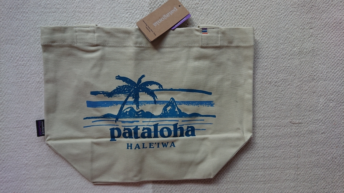 ★新品 patagonia パタゴニア pataloha Hawaii Haleiwa ハワイ ハレイワ限定 ミニトートバッグ2拍卖