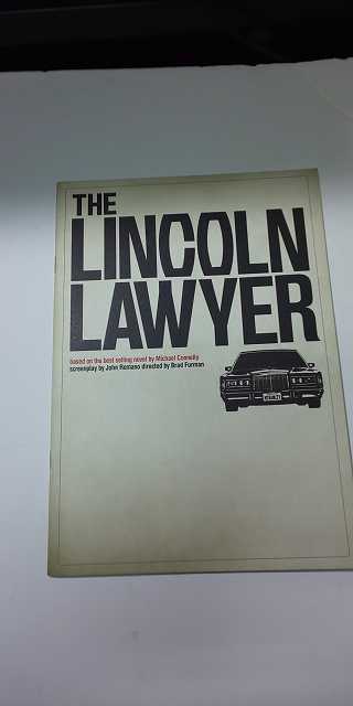 【パンフレット】 洋画 リンカーン弁護士 THE LINCOLN LAWYER / マシュー・マコノヒー拍卖