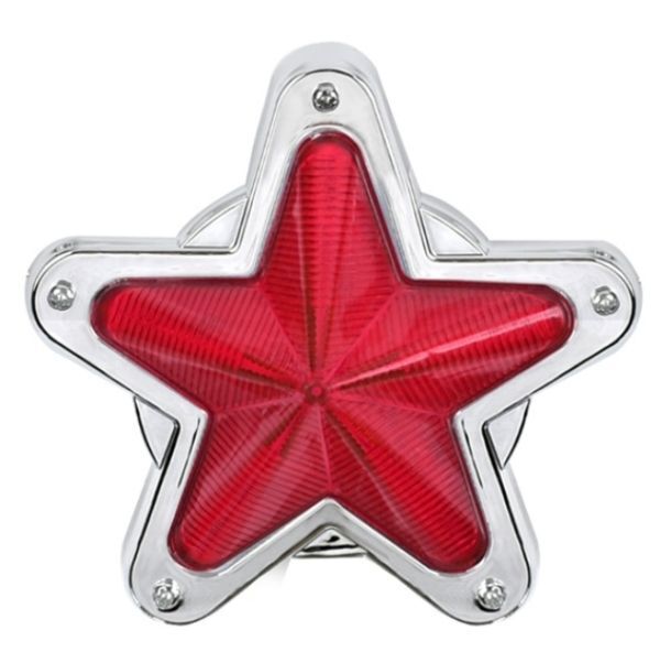 激レア!星型 サイドマーカー レッド 4個セット 24V 12V スター デコトラ拍卖