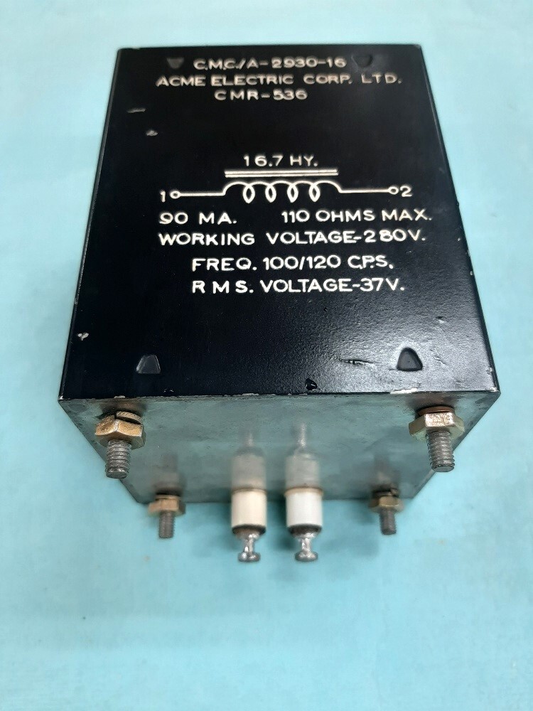 即決あり■角ケース入り 16.7H 90mA アメリカ製 タイト端子 中古品 1台拍卖