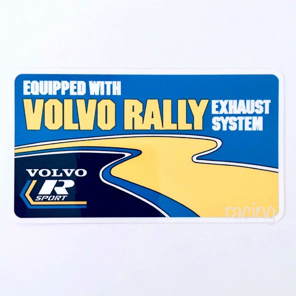 ボルボ Rスポーツ ラリー exhaust system マフラー ステッカー / rデザイン ポールスター t4 v50 v40 v60 v70 v90 エンブレム 240 850 940拍卖