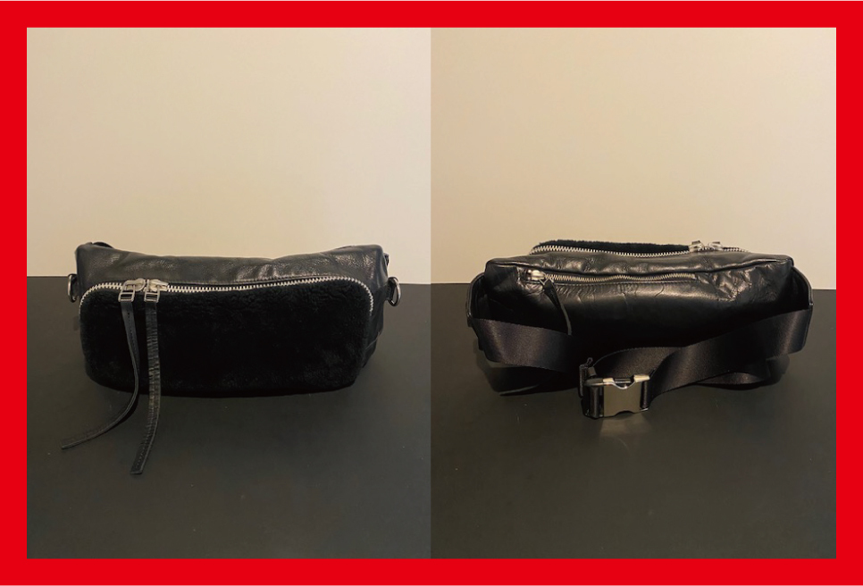 ♪送料無料★DIET BUTCHER SLIM SKIN★名作★ボディバッグ★Mouton Shoulder Cow Leather Body Bag★ショルダー★DBSS★革★レザー★黒♪拍卖
