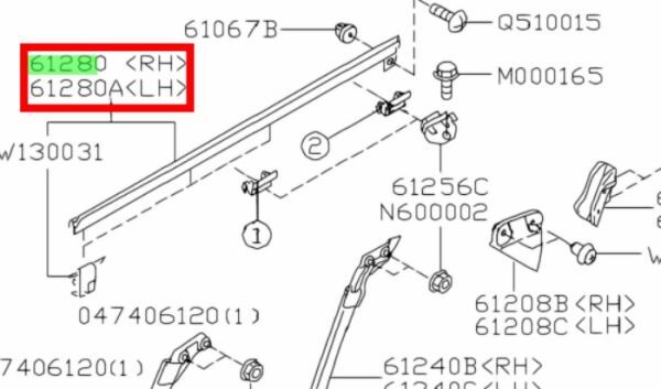 ★新品★ スバル純正 SUBARU インプレッサ GG3 GD2 GD3 フロント リヤ ドア ウェザ-ーストリツプ 4本セット拍卖