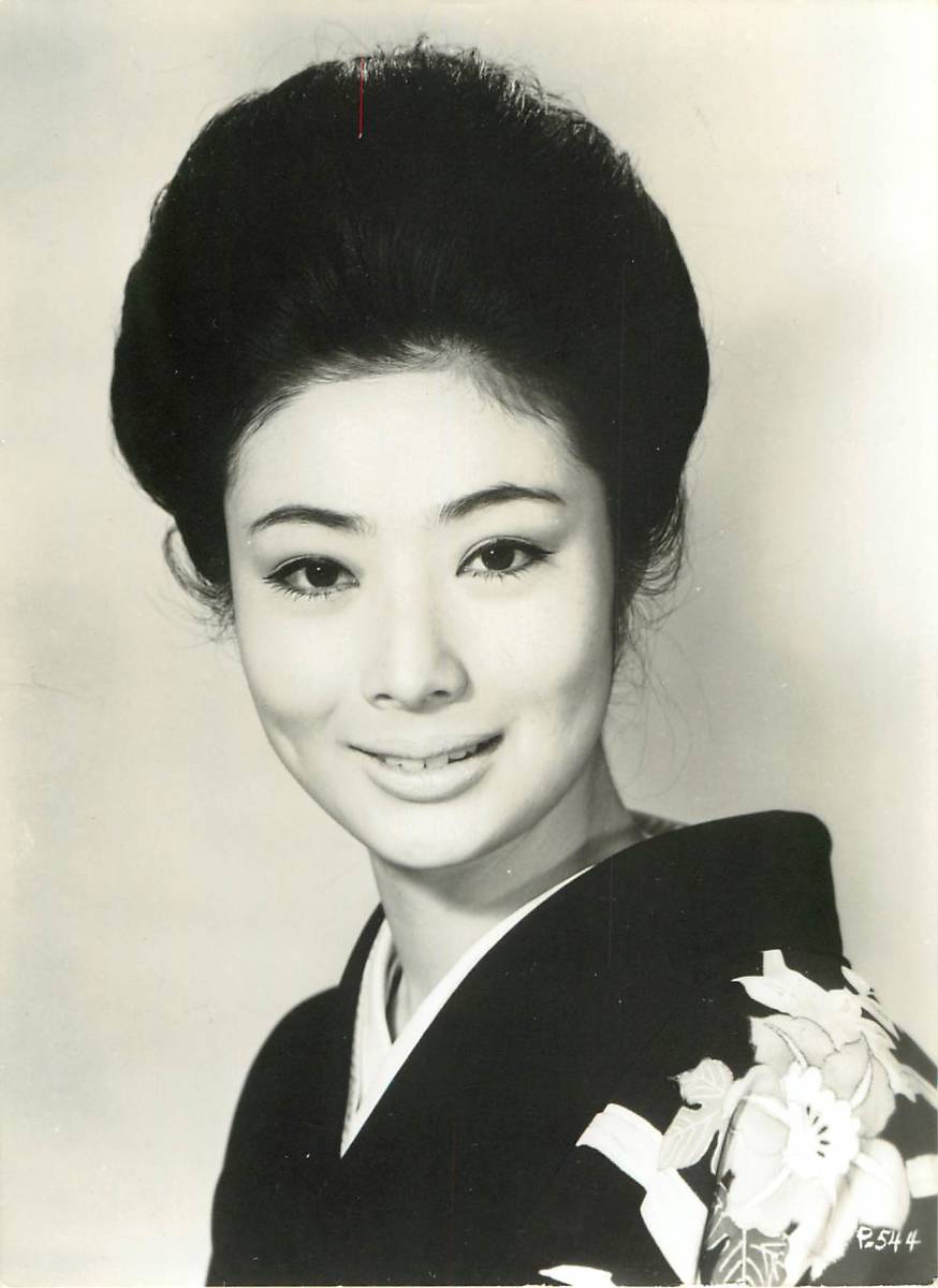 p38299『藤純子』スナップ 富司純子 緋牡丹博徒 関東緋桜一家 日本女侠伝 俊藤浩滋 尾上菊之助拍卖