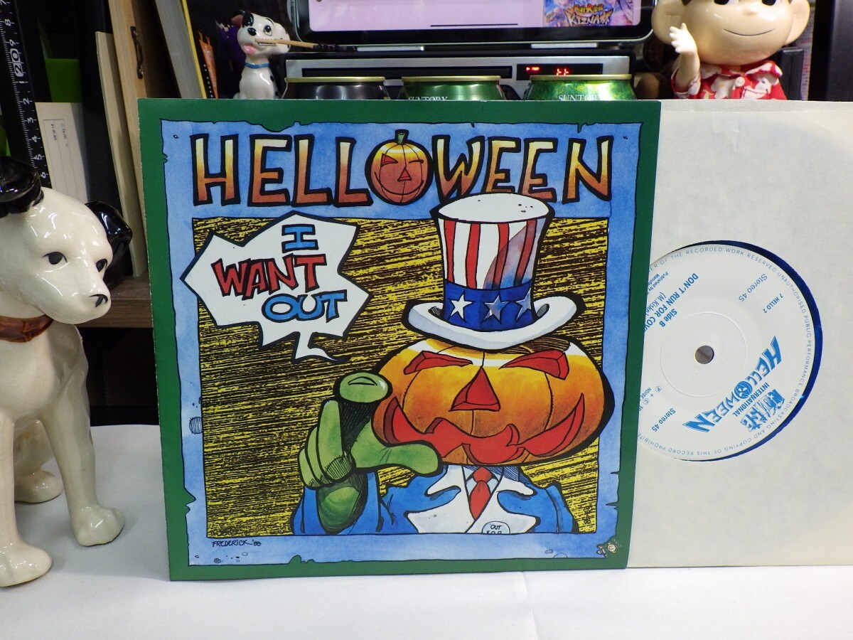 7h|新品同様!【'7inch, 45rpm, lmtd / Noise International 1988 GER, MAT: A1/B1】Helloween - I Want Out拍卖