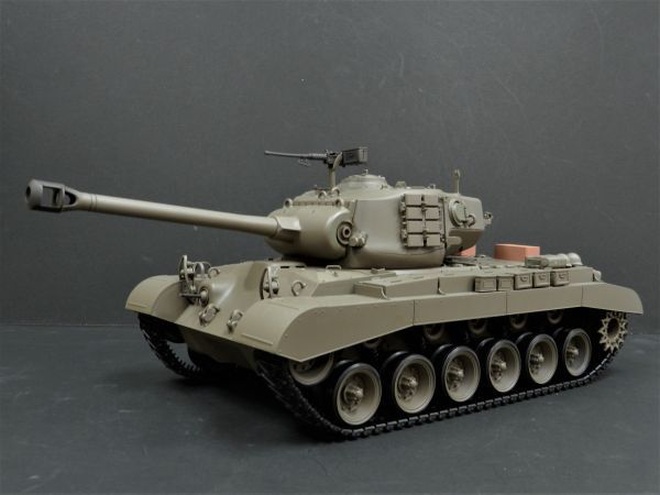 【Ver.7.0・赤外線ユニット・BB弾発射・サウンド・発煙仕様 2.4GHz】☆ Heng Long 2.4GHz 1/16 M26 パーシング ☆3838-1拍卖