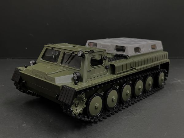【完成品】WPL E-1 2.4GHz 1/16 RTR クローラー式輸送・牽引トラックラジコン GAZ-71 ☆軍用トラックラジコン ●技術基準適合証明済拍卖