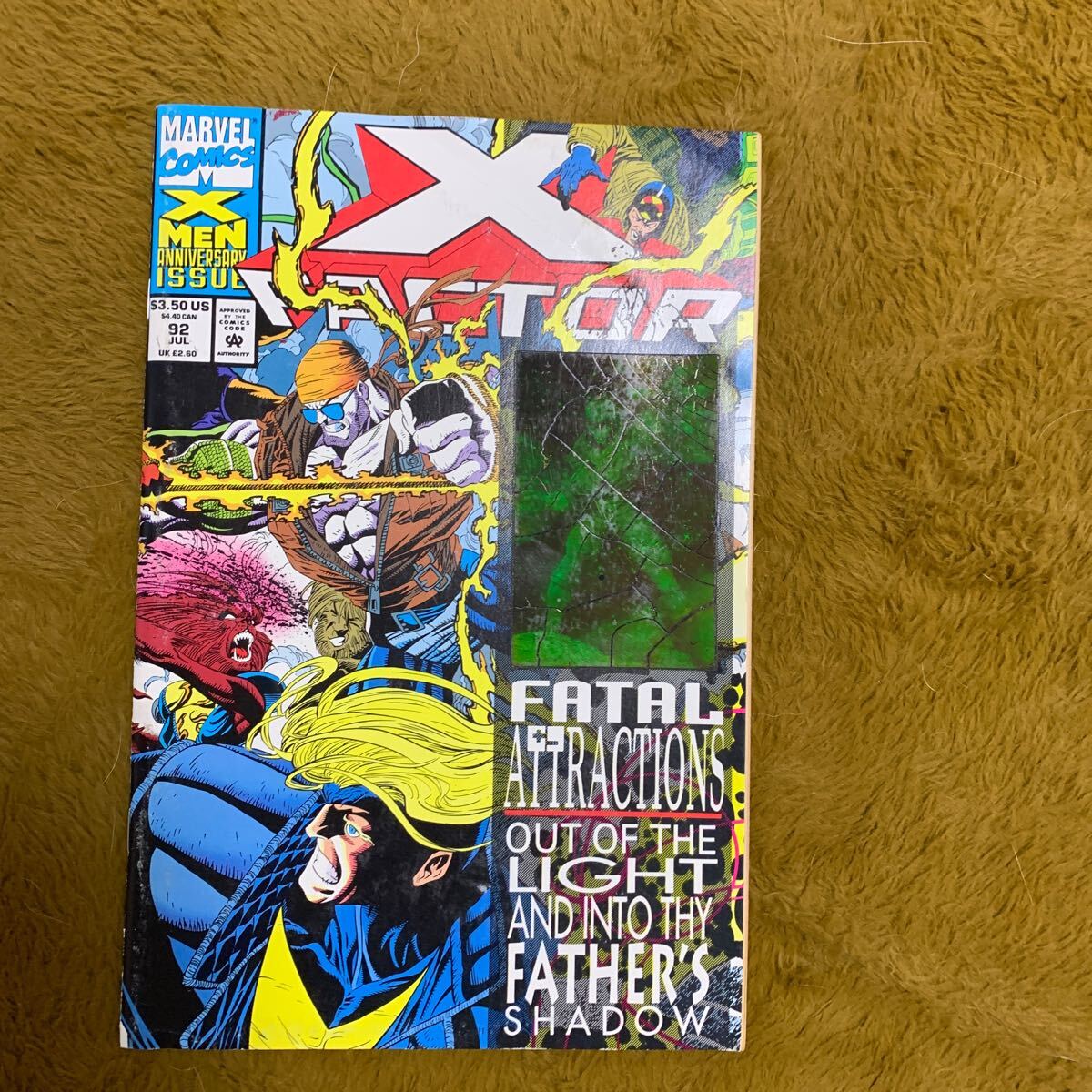 即決!American comics /アメコミ X-MEN X-FACTOR /X-メン・X-ファクター No.92 Juiy,1993. /マーベル・コミックス リーフ 48p拍卖