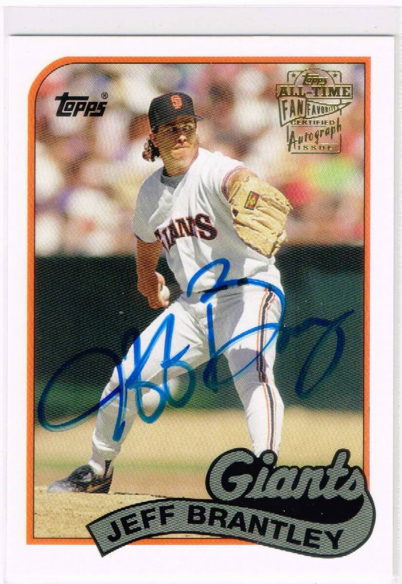 MLB 2005 Topps All-Time Fan Favorites Archives Autograph #FFA-JBR Jeff Brantley Auto トップス 直筆サイン ジェフ・ブラントリー拍卖