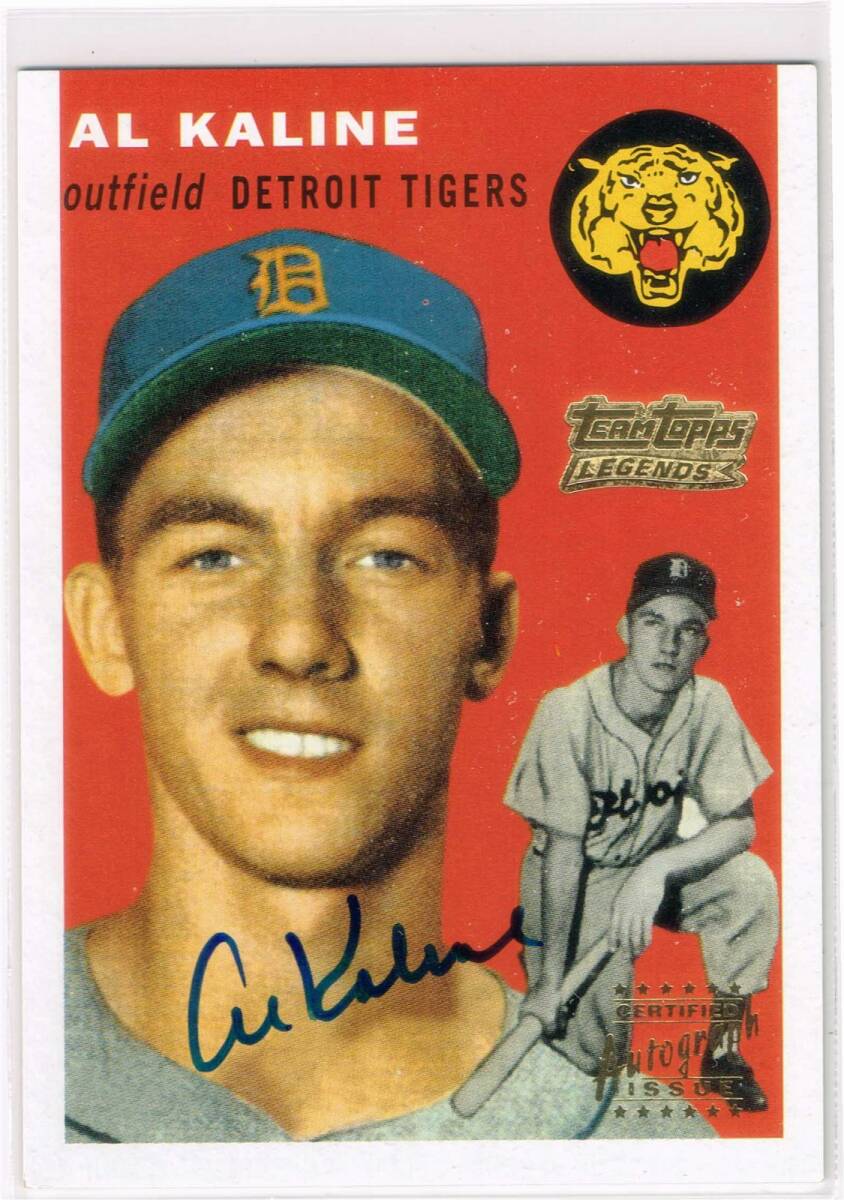 MLB 2001 Topps Team Topps Legends Reprint Autograph #TT-AK Al Kaline Auto トップス 直筆サイン アル・ケーライン拍卖