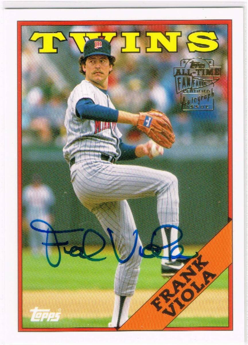 MLB 2004 Topps All-Time Fan Favorites Archives Autograph #FFA-FVI Frank Viola Auto トップス 直筆サイン フランク・バイオーラ拍卖