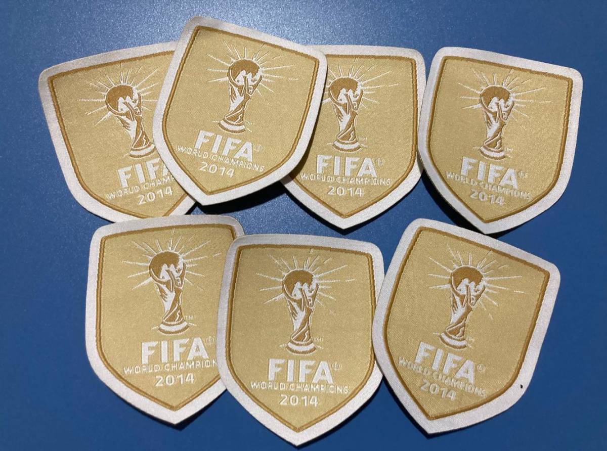 ~小物~ 2014 FIFAワールドカップ x アルゼンチン代表 優勝 ワッペン 7枚拍卖