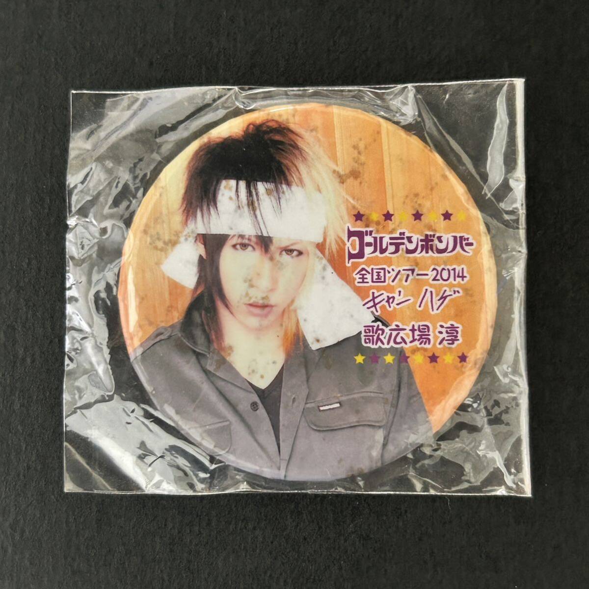 新品★キャンハゲ 缶バッジ 歌広場淳② 【2014年 ゴールデンボンバー グッズ ガチャ 実写 ガテン 有】拍卖