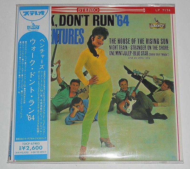 2004年東芝EMI盤◆日本仕様紙ジャケ『ウォーク・ドント・ラン'64:The Ventures』ザ・ベンチャーズ の人気を決定づけた傑作1965年の名盤拍卖