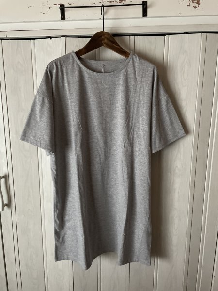 ◆MMW/グレーの半袖チュニック/新品タグ付き◆i拍卖