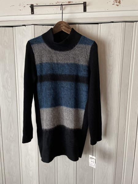 ◆TOUT A FAIT/トゥータフェ/ハイネックボーダーニット/タグ付き未着品◆y拍卖