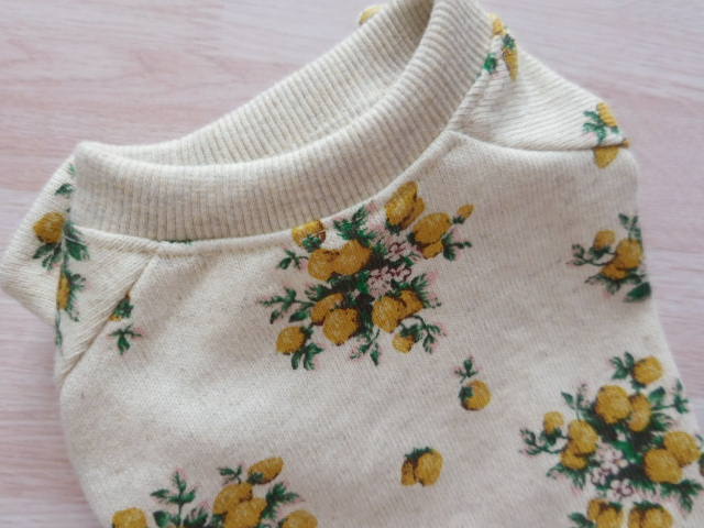 【3S】袖付き イエローベリー 小型犬 犬服 ドッグウエア ハンドメイド拍卖